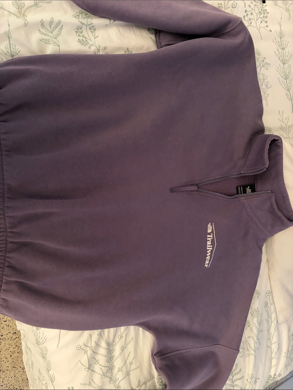 The North Face Lavender Purple Trailwear Half-Zip Pullover